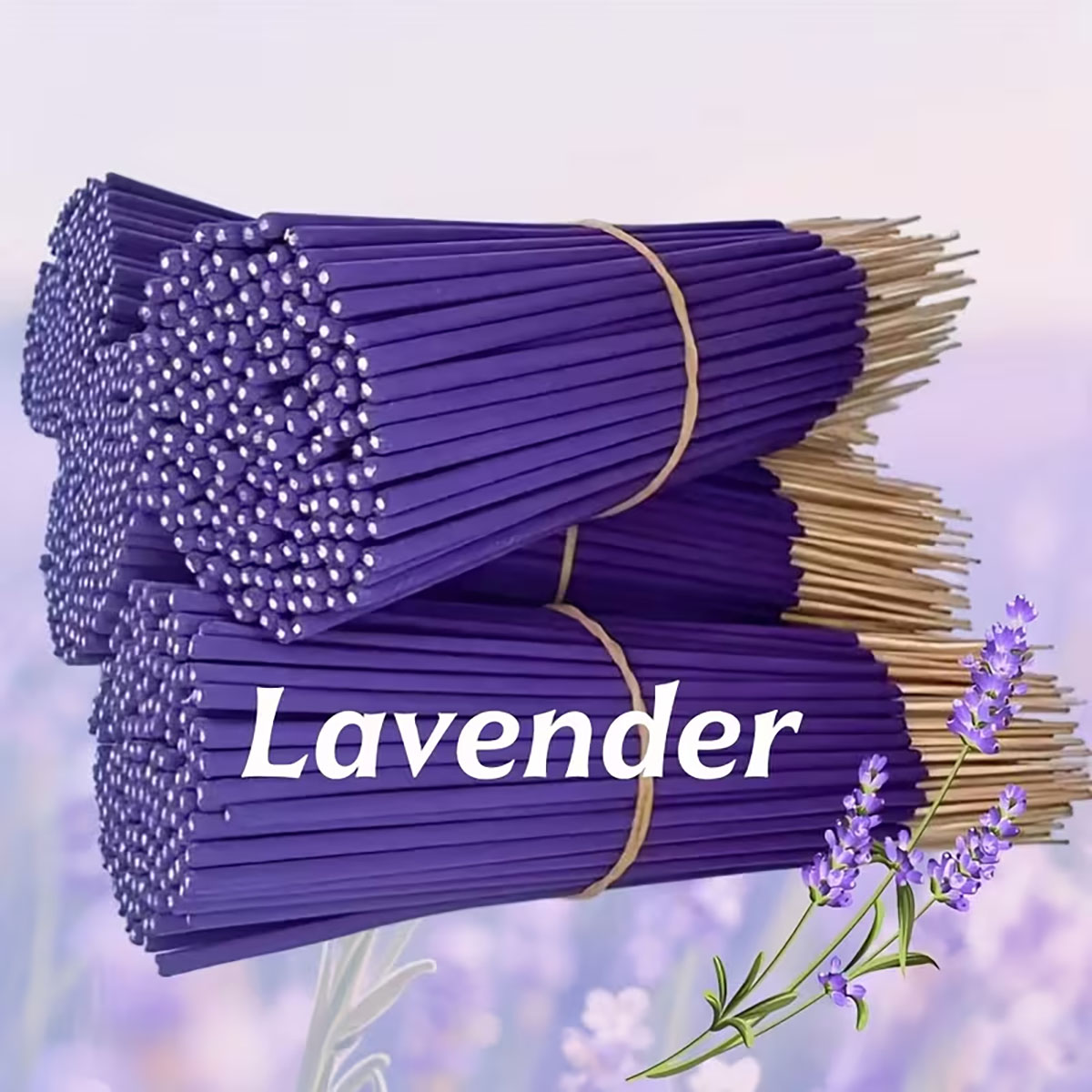 Uv Inhibitor Candle - Lavender Premium Aromatherapy Incense Sticks, 8.66