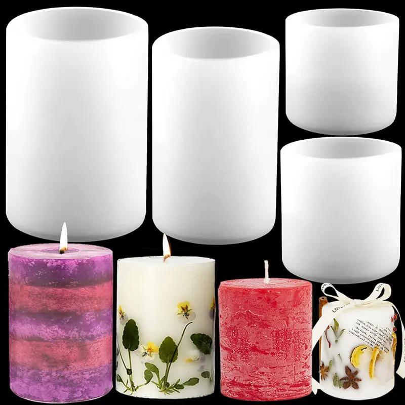 Candle Making Reno - Cylinder Silicone Candle Molds Resin Mould