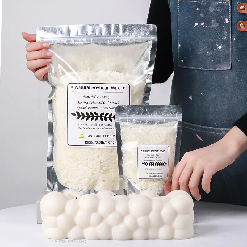 1000g 500g 250g 100g Natural S - Candle Making Soy Wax review and price