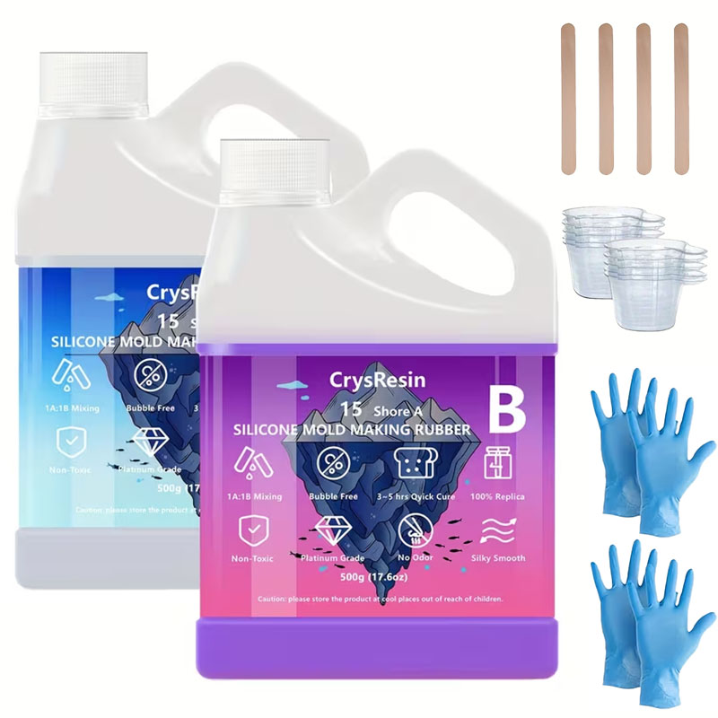 500ml 2 Bottles Liquid Silicon - Candle Mold Silicone review and price