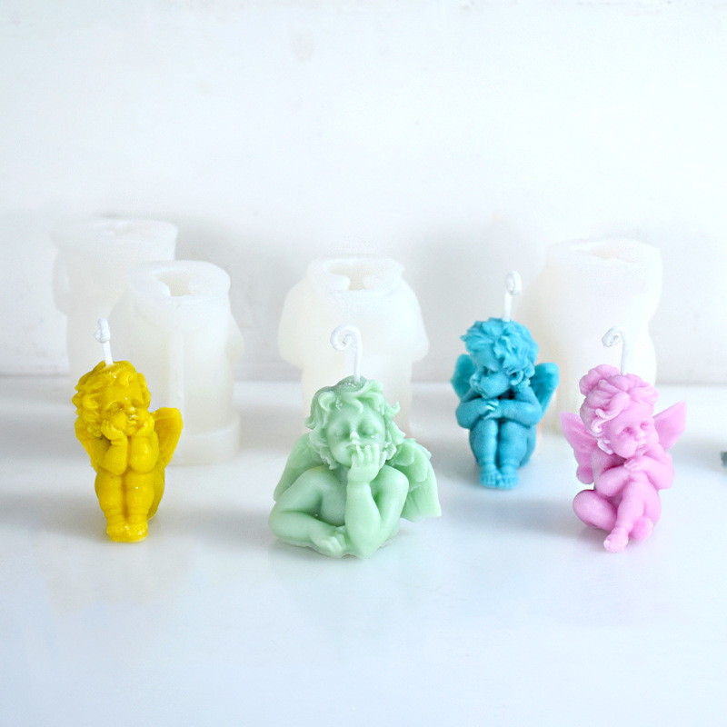 3D Lovely Angel Kids Candle Si - Candle Making For Kids review and price