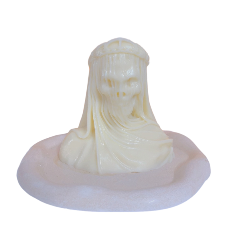 Halloween Veiled Skeleton Sili - Candle Making Soy Wax review and price