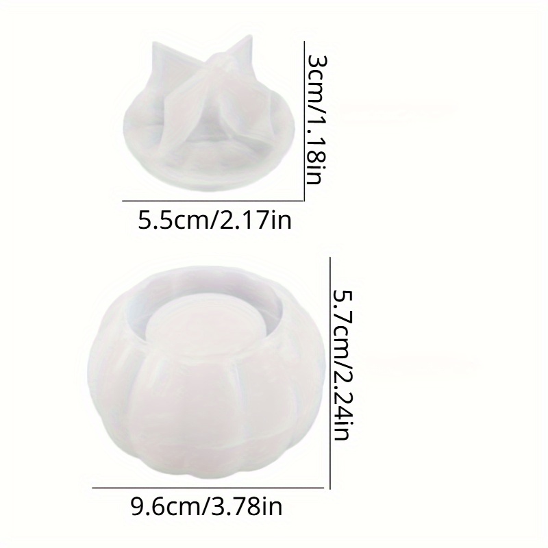 2pcs Pumpkin Jar Silicone Mold - Candle Mold Silicone review and price