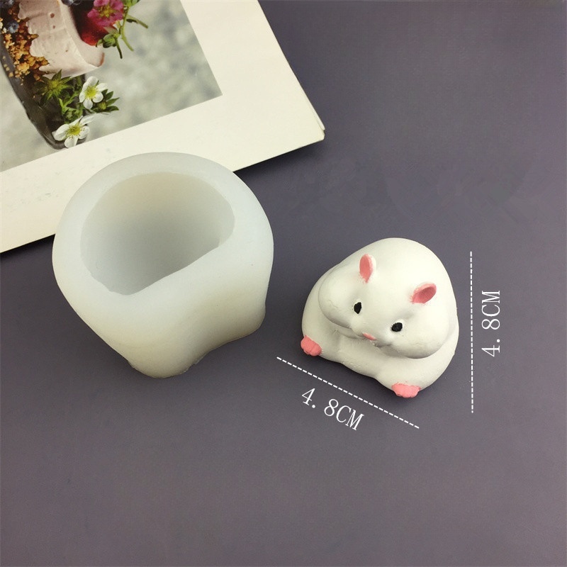 DIY Cute Hamster Mold Chocolat - Candle Mold Silicone review and price