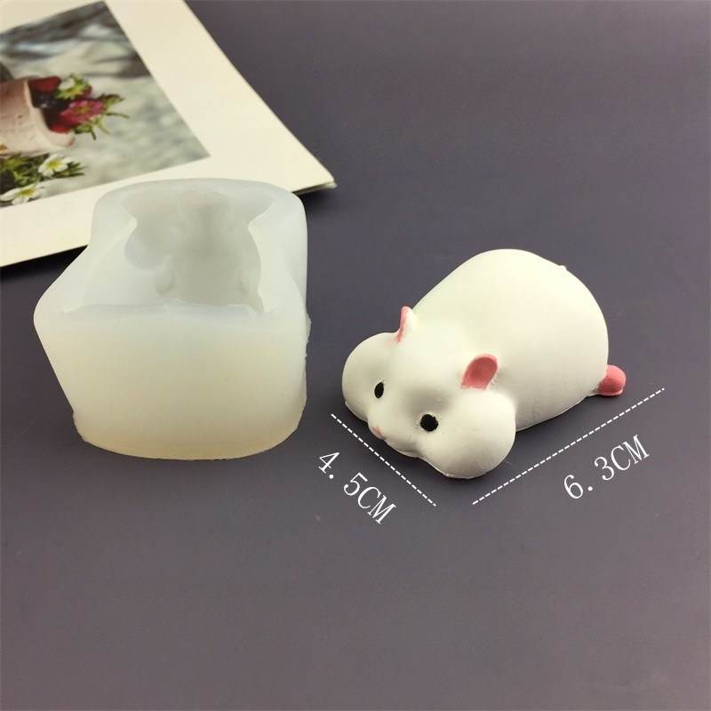 DIY Cute Hamster Mold Chocolat - Candle Mold Silicone review and price