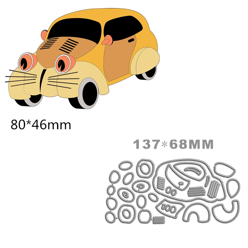 New Cartoon Cat Car Metal Cutt - Candle Making For Kids review and price