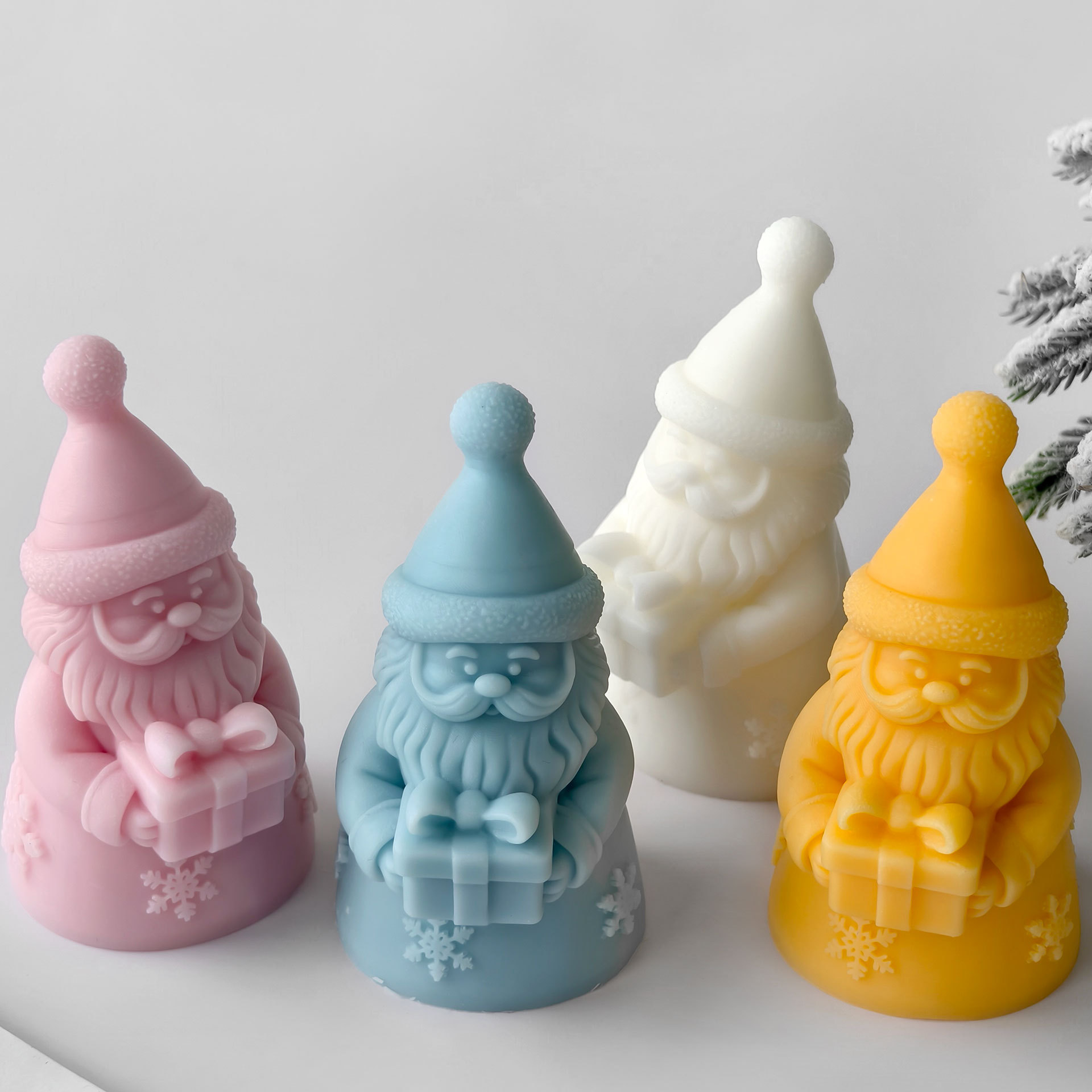 Santa Claus Gift Box Silicone  - Candle Making Soy Wax review and price