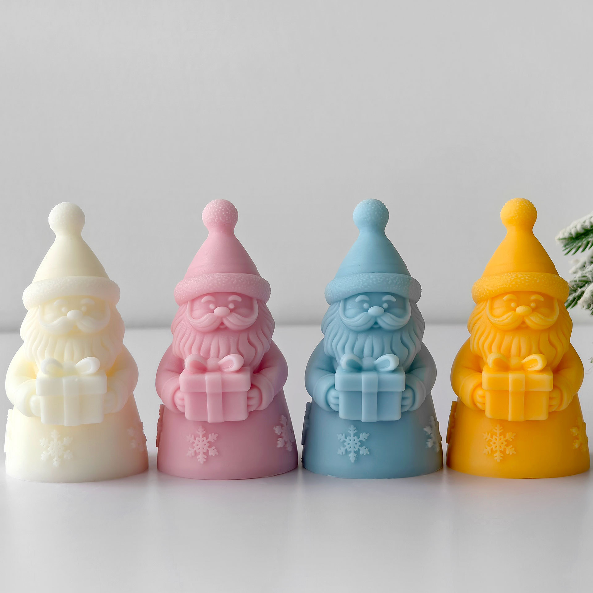 Santa Claus Gift Box Silicone  - Candle Making Soy Wax review and price