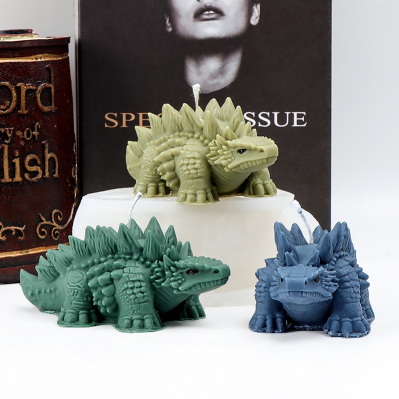 3D Spiked Dinosaur Silicone Ca - Candle Making For Kids review and price