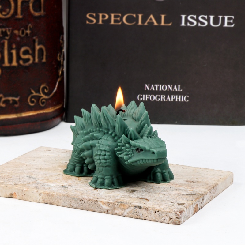 3D Spiked Dinosaur Silicone Ca - Candle Making For Kids review and price