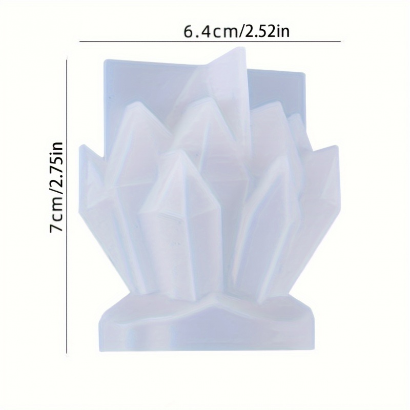 1pcCrystal Cluster Decorative  - Candle Mold Silicone review and price