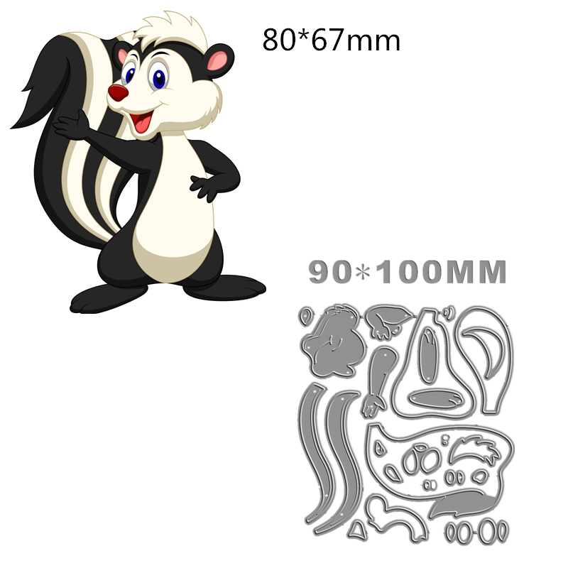 New Cartoon Skunk Boys Metal C - Candle Making For Kids review and price