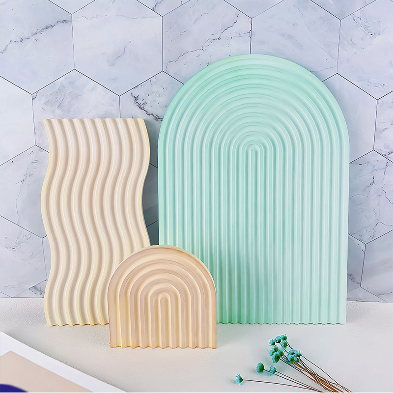 DIY Striped Wave Tray Mold For - Candle Mold Silicone review and price