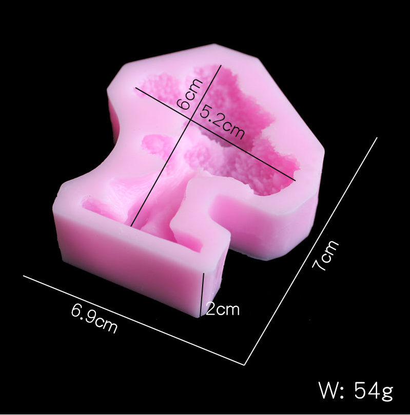 Pine tree silica gel mold DIY  - Candle Making Design review and price
