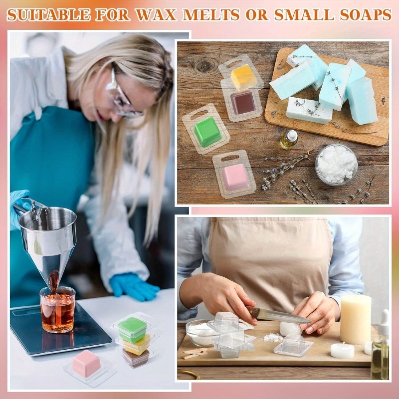20/50pcs Clear Plastic Wax Mel - Candle Making Reno review and price
