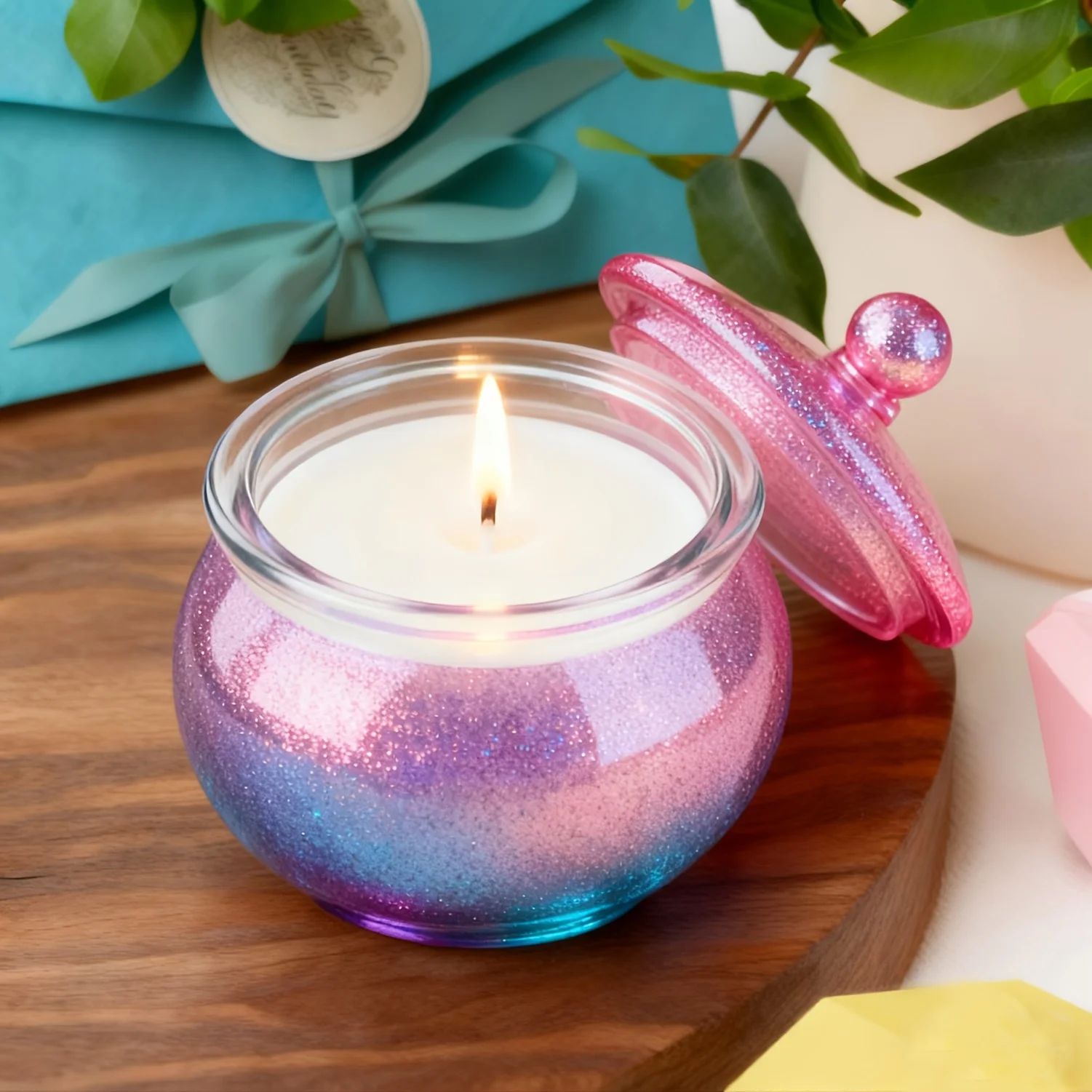 1 set of round resin can molds - Candle Mold Silicone review and price